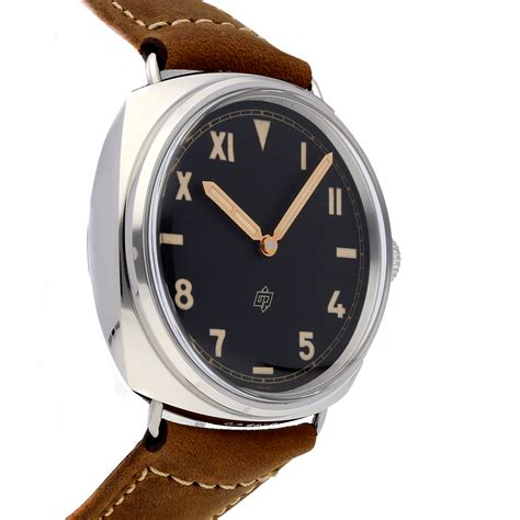 The durable fake Panerai Radiomir PAM00424 watches are made from stainless steel and brown calf leather straps.