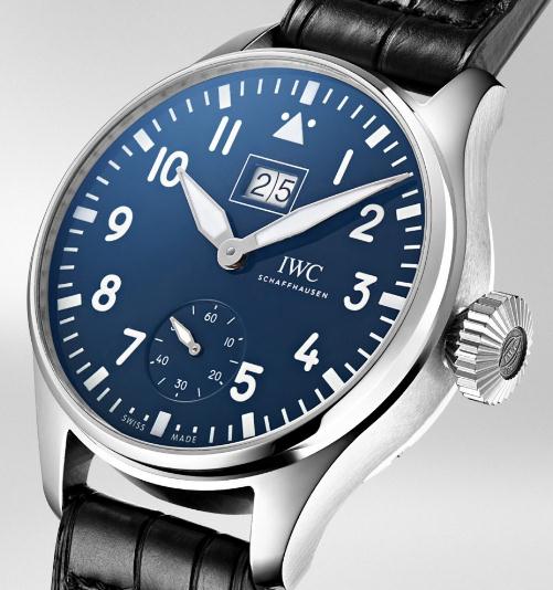 The durable replica IWC Big Pilot's watches IW510503 are made from stainless steel.