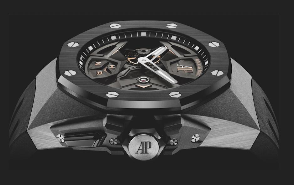 The superb fake Audemars Piguet Royal Oak Concept Flying Tourbillon GMT 26589IO.OO.D002CA.01 watches are worth for men.