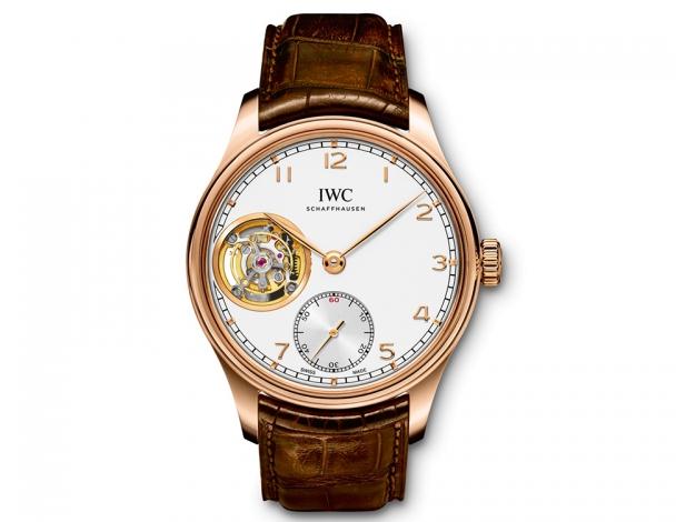 The luxury fake IWC Portugieser IW546302 watches are made from 18k red gold.