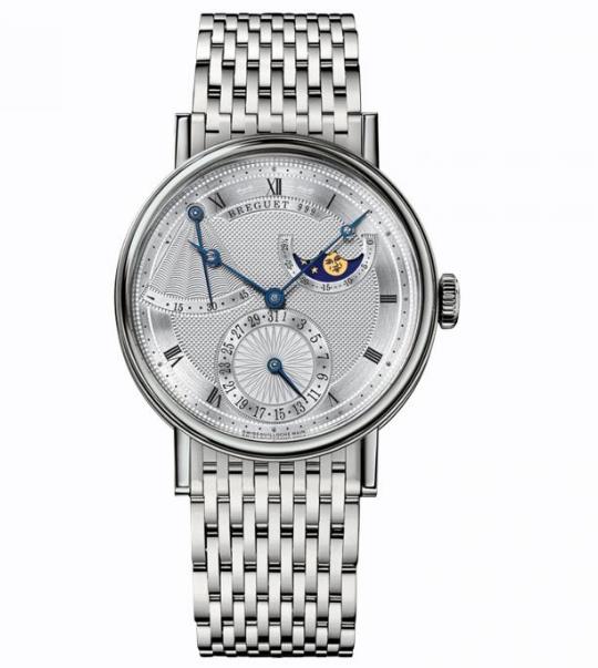 The 39 mm replica watches are made from 18k white gold.